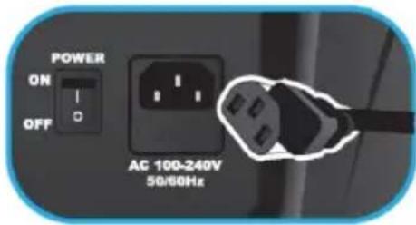 POWER ON OFF AC 100-240V 50/60Hz