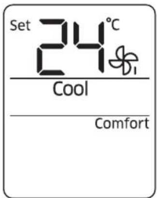 Set 24°C Cool Comfort