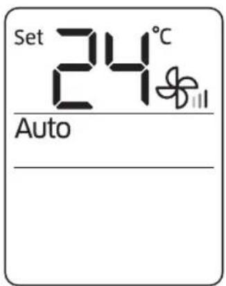 Set 24°C Auto