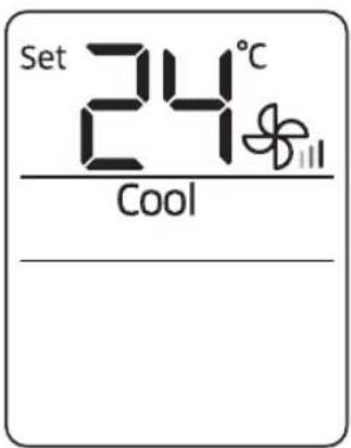 Set 24°C Cool