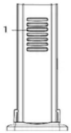 BLAUPUNKT CR85 Charge - A vezeték nélküli kültéri hömérséklet-érzékelő beszerelése. - 1