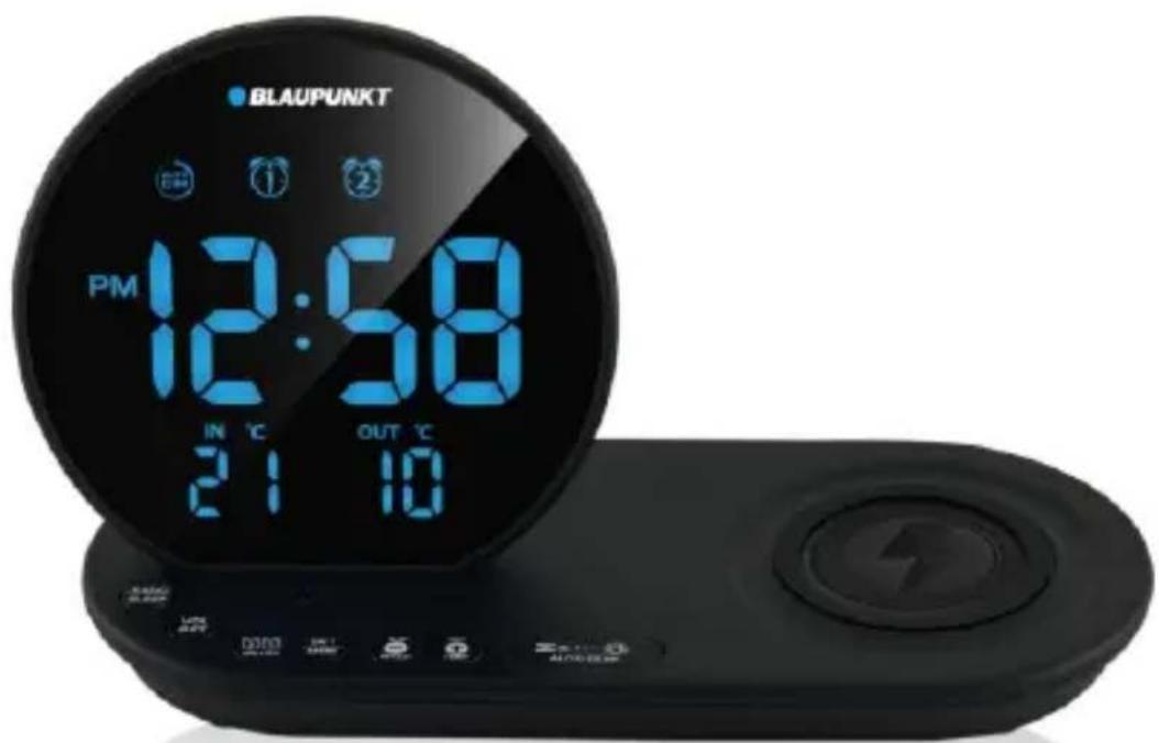 BLAUPUNKT PM 12:58 IN °C OUT °C 21 10
