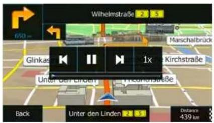 BLAUPUNKT TravelPilot 53² - Watching the simulation of the route - 7