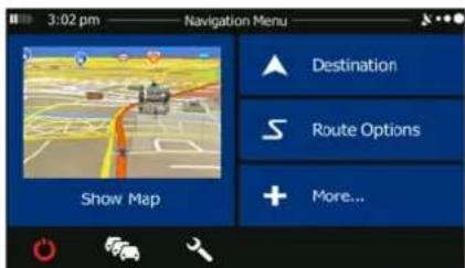 3:02 pm Navigation Menu Show Map Destination Route Options + More...