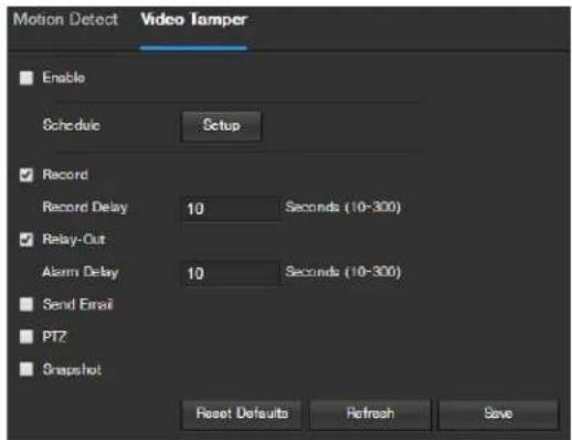 Amcrest IPM-743ES - Video Tamper - 1