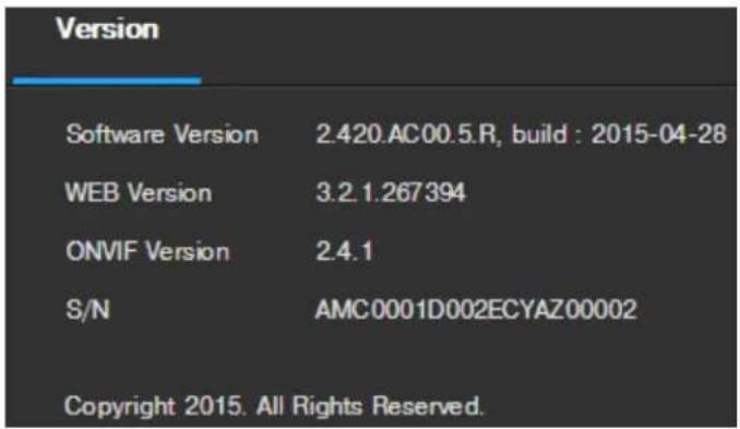 Amcrest IPM-743ES - Version - 1