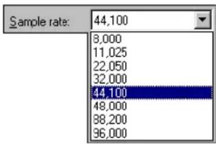 SONY Vegas Pro 1 - Sample rate - 1
