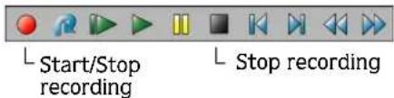 Start/Stop recording Stop recording