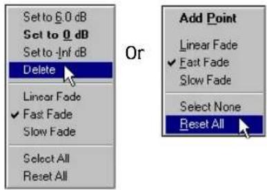 Set to 6.0 dB Set to 0 dB Set to -Inf dB Delete Linear Fade ✓ Fast Fade Slow Fade Select All Reset All Add Point Linear Fade ✓ Fast Fade Slow Fade Select None Reset All