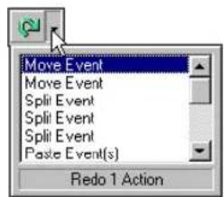 Move Event Move Event Split Event Split Event Split Event Paste Event(s) Redo 1 Action