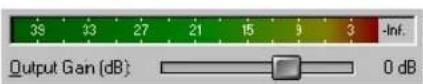 SONY Vegas Pro 1 - Output Gain (dB) control - 1