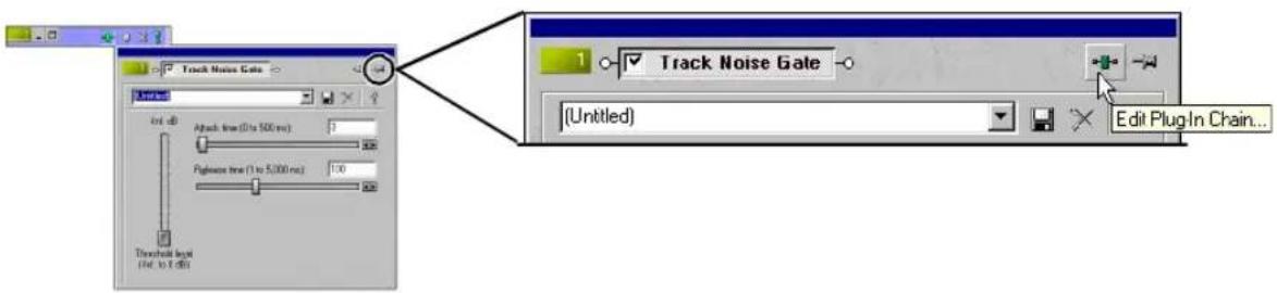 Track Noise Gate 1 Track Noise Gate (Untitled) Edit Plug In Chain...