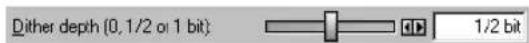 SONY Vegas Pro 1 - Dither depth (1/2 or 1 bit) control - 1