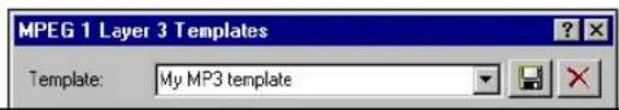 MPEG 1 Layer 3 Templates Template: My MP3 template
