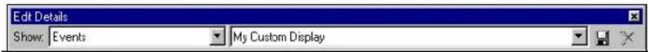 Edit Details Show: Events My Custom Display
