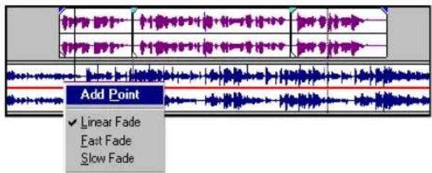 Add Point ✓ Linear Fade Fast Fade Slow Fade