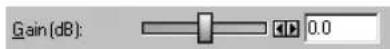 SONY Vegas Pro 1 - Gain (dB) control - 1
