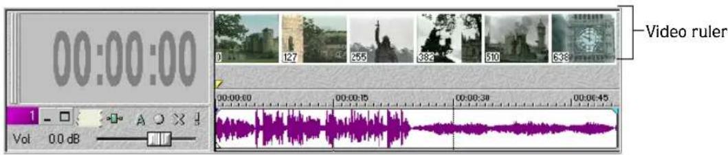 00:00:00 Video ruler 1 - Vol 0.0 dB