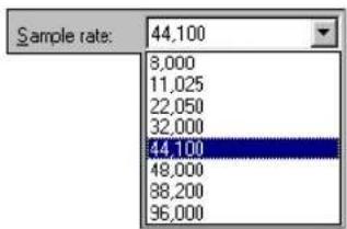 SONY Vegas Pro 1 - Sample rate - 1