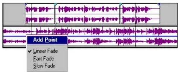 Add Point ✓ Linear Fade Fast Fade Slow Fade