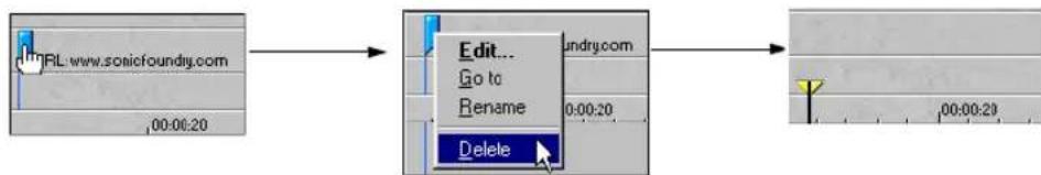 SONY Vegas Pro 1 - Placing a command marker - 8
