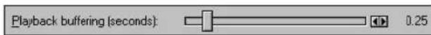 SONY Vegas Pro 1 - Adjusting the Playback Buffering slider - 1