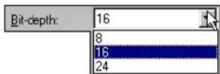 SONY Vegas Pro 1 - Bit-depth (Audio tab) - 1
