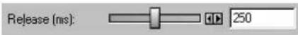 SONY Vegas Pro 1 - Release (ms) control - 1