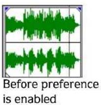 Before preference is enabled