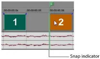00:00:00.04 00:00:00.05 00:00:00.06 1 2 Snap indicator