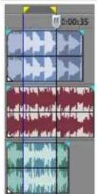 SONY Vegas Pro 10.0 - Splitting a time selection across selected events - 1