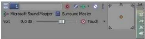 Microsoft Sound Mapper Surround Master Vol: 0.0 dB Touch