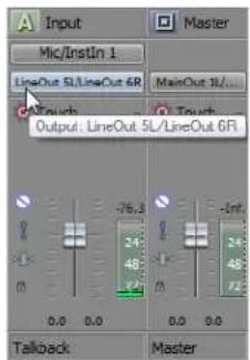 Input Mic/InstIn 1 LineOut 5L/LineOut 6R MainOut 3L... G4Touch Output: LineOut 5L/LineOut 6R -76.2 -Inf 24 48 72 0.0 0.0 0.0 0.0 Talkback Master