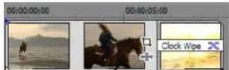 SONY Vegas Pro 10.0 - Adding a transition to the end of an event - 1