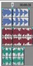 SONY Vegas Pro 10.0 - Splitting all events at the cursor - 2