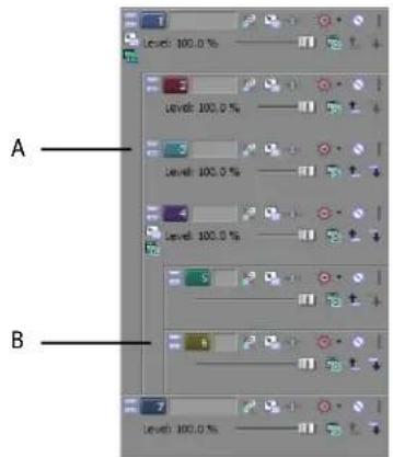 SONY Vegas Pro 10.0 - Selecting groups of composited tracks - 1