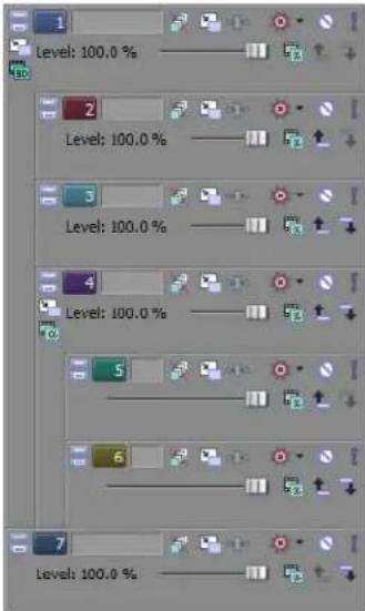 SONY Vegas Pro 10.0 - Understanding the parent/child track relationship - 1