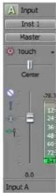 Input Inst 1 Master touch Center 0.0 78.3 12 24 36 48 60 72 84 Input A