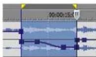 SONY Vegas Pro 10.0 - Applying envelope fades within a time selection - 2