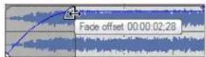 SONY Vegas Pro 10.0 - Setting an event's fade in and out - 1