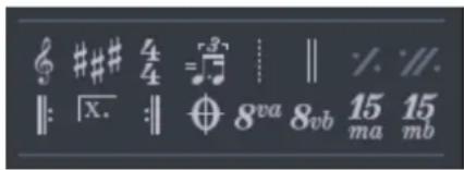 AROBAS MUSIC Guitar Pro 7 - 3/A/6/ Adding symbols - 1