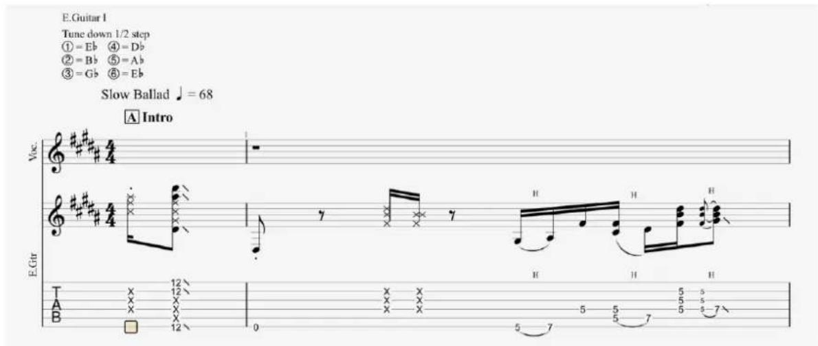 AROBAS MUSIC Guitar Pro 7 - 3/A/1/ Writing a score - 4