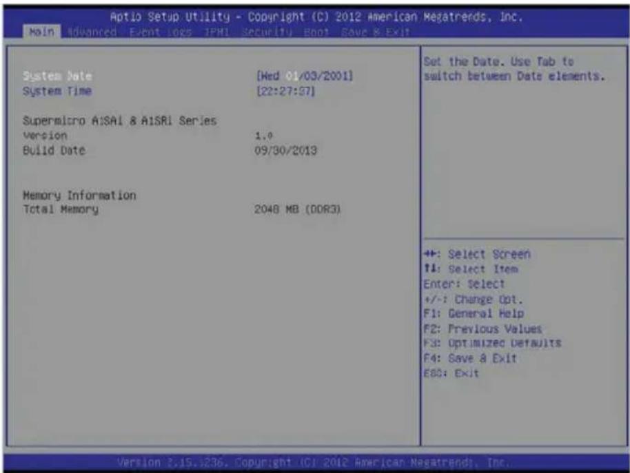 Supermicro SuperServer 5018A-LTN4 - 7-2 Main Setup - 1
