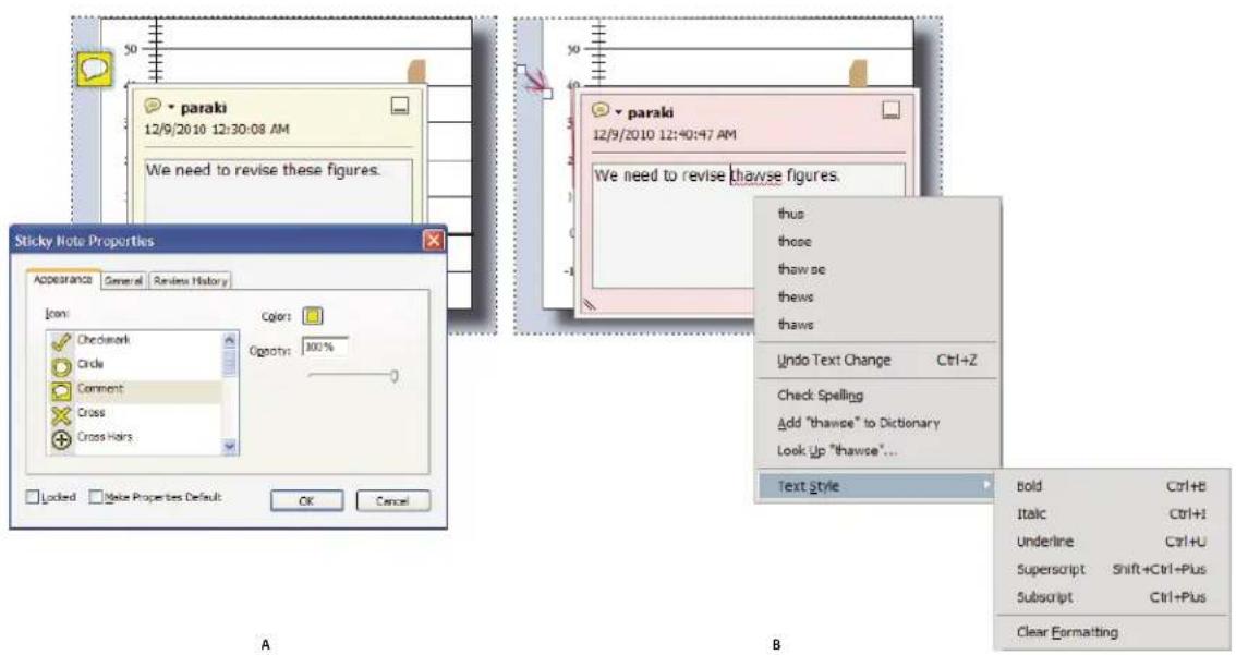 ADOBE Acrobat X Standard - Change the look of your comments - 1