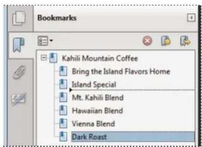 ADOBE Acrobat X Standard - Move bookmarks out of a nested position - 2