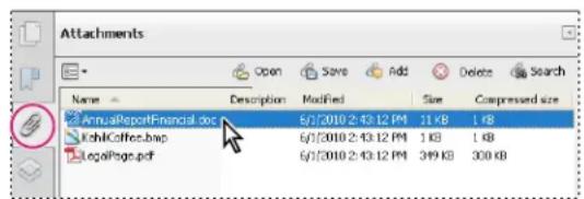 ADOBE Acrobat X Standard - Add an attachment - 1