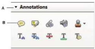 ADOBE Acrobat X Standard - Add a sticky note - 1