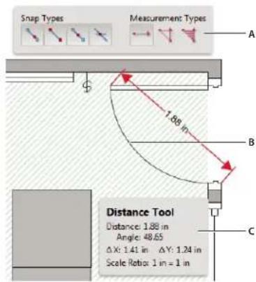 ADOBE Acrobat X Standard - Measure the height, width, or area of objects - 1