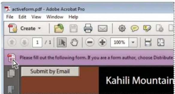 ADOBE Acrobat X Standard - Document message bar - 1