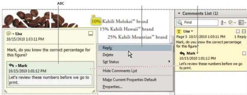 ADOBE Acrobat X Standard - Reply to comments - 1